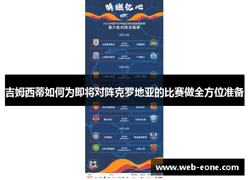 吉姆西蒂如何为即将对阵克罗地亚的比赛做全方位准备